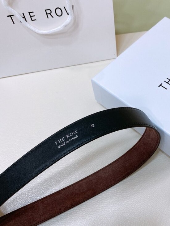 The Row Brown Suede Belt main image 5